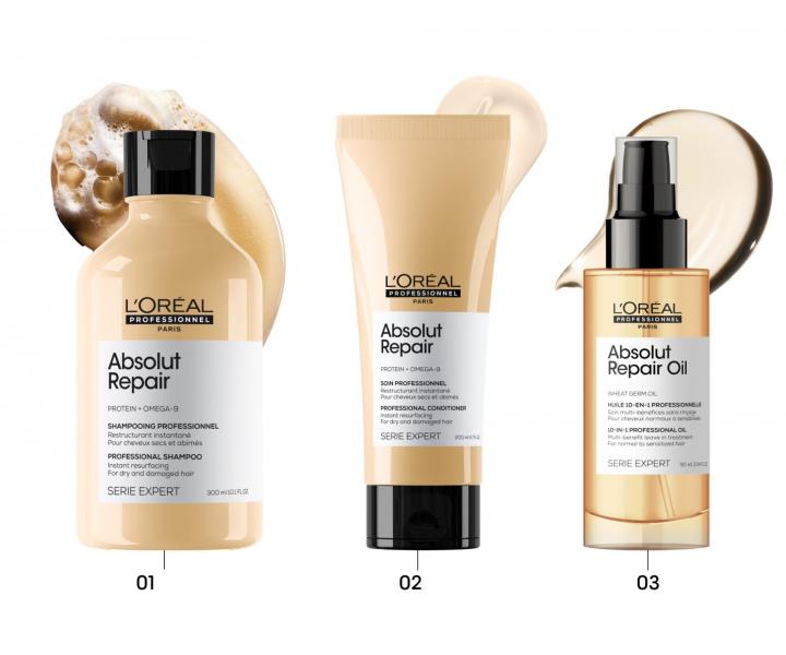 Řada pro suché a poškozené vlasy L’Oréal Professionnel Serie Expert Absolut Repair