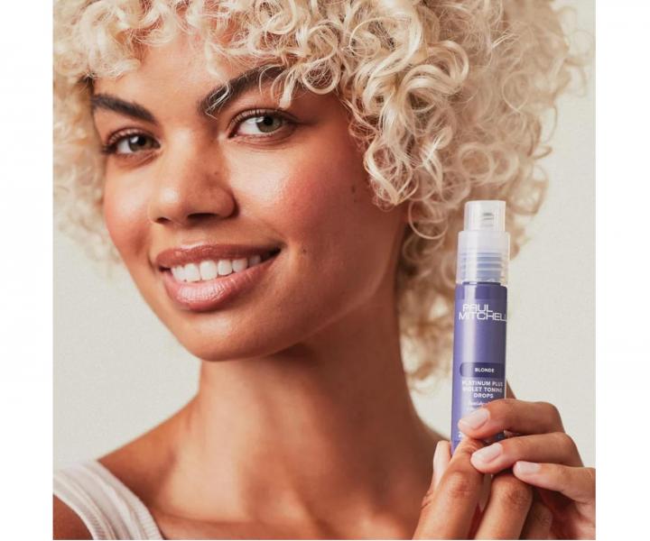 Tnujc kapky pro neutralizaci lutch tn Paul Mitchell Blonde Platinum Plus Violet Toning Drops - 25 ml