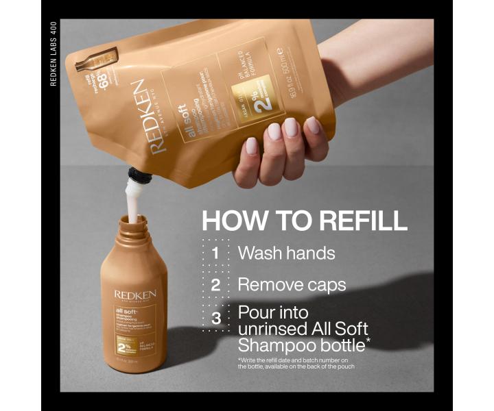 Vyivujc ada pro such a kehk vlasy Redken All Soft