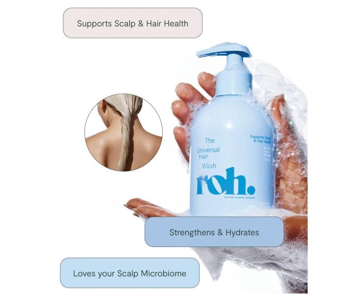 Vy�ivuj�c� �ampon pro such� a l�mav� vlasy ROH The Universal Hair Wash - 350 ml