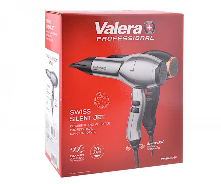 Profesionální fén na vlasy Valera Swiss Silent Jet 8700 - 2400 W, chromový