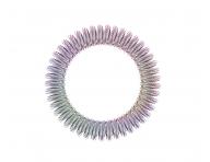Tenká spirálová gumička do vlasů Invisibobble Slim Vanity Fairy - duhová, 3 ks