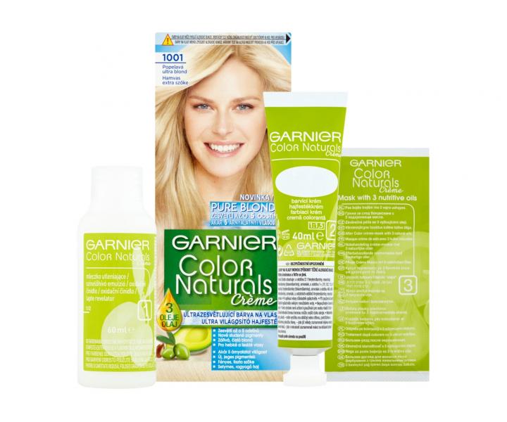 Zesvtlujc barva Garnier Color Naturals 1001 popelav ultra blond