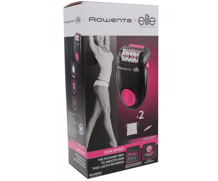 Dámský epilátor Rowenta Elite EP2902F0 - černý/růžový