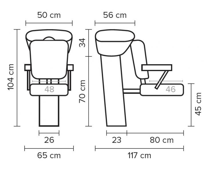 Kadeřnický mycí box Hairway Iron - černý