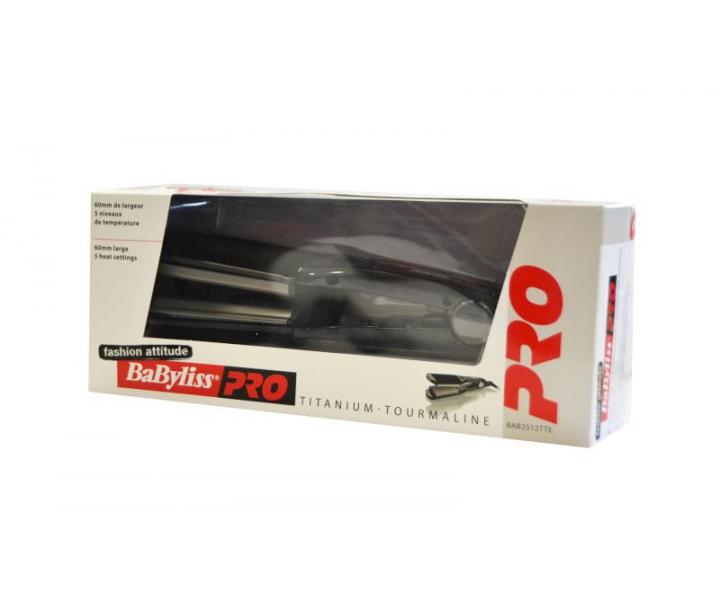 BaByliss PRO krepovací kleště Titanium Tourmaline - 60 x 100 mm
