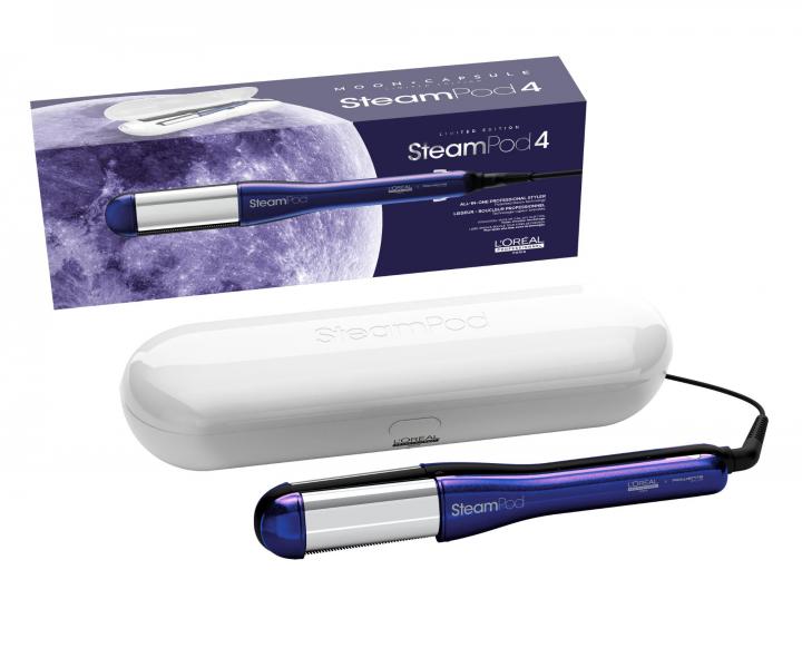 Parní žehlička na vlasy Loréal Professionnel SteamPod 4 Moon Capsule - metalická fialová
