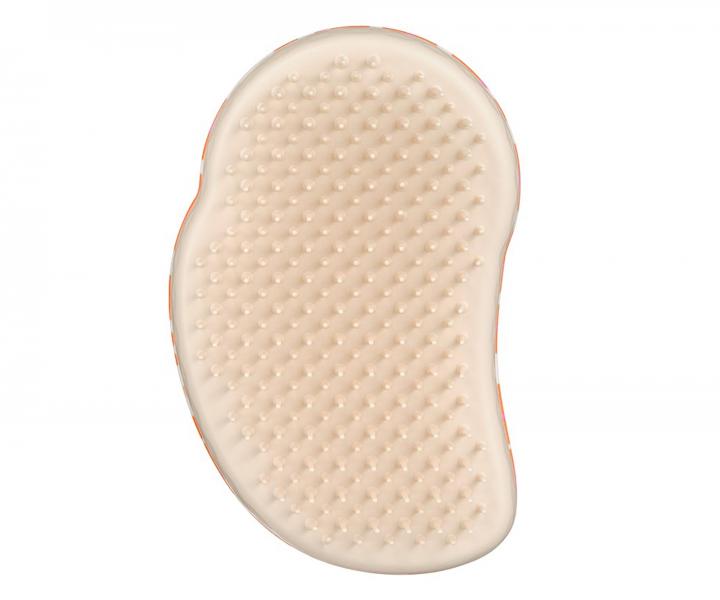 Kartáč na rozčesávání vlasů Tangle Teezer Original Mini Leo Orange - bílo-oranžový