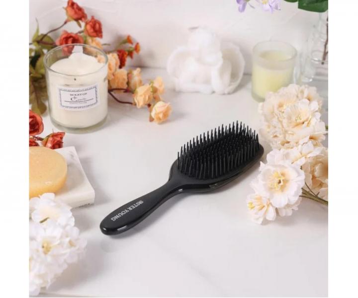 Kart�� na roz�es�v�n� vlas� Sister Young Ayla Hair Brush - �ern�