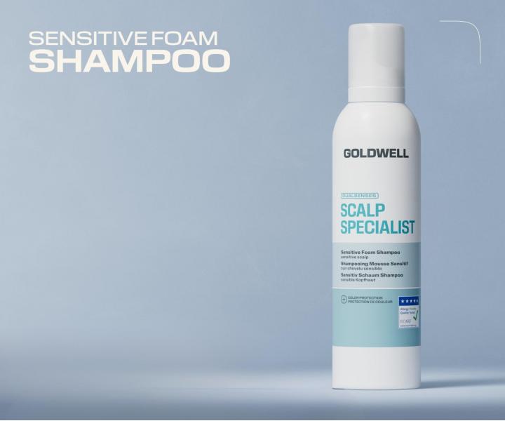 Hypoalergenn� p�nov� �ampon pro citlivou poko�ku hlavy Goldwell Dualsenses Scalp Specialist Sensitive Foam Shampoo - 250 ml