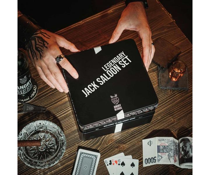 Pnsk drkov sada pro pi o tlo Angry Beards Legendary Jack Saloon Set