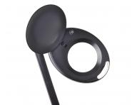 Zv�t�ovac� lupa s LED lampou na stojanu i s uchycen�m na st�l Weelko Mega+ Black - 5 dioptri�