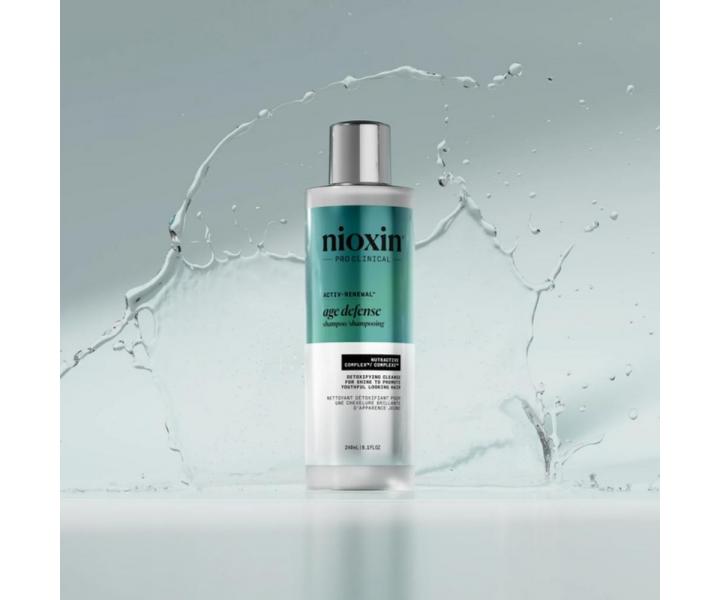 Detoxika�n� �ampon proti st�rnut� poko�ky hlavy Nioxin Age Defense Shampoo - 240 ml