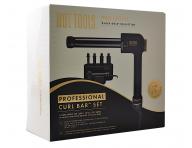 Kulma na vlasy Hot Tools Black Gold Curl Bar Set - 19 mm, 25 mm, 32 mm, 38 mm + ta�ka Hot Tools Appliance Caddy zdarma
