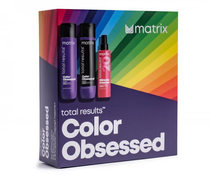 Drkov sada pro vivu a poslen barvench vlas Matrix Color Obsessed