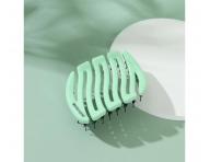 Kart�� na vlasy s kan��mi a nylonov�mi �t�tinami Sister Young Mila Pocket Hair Brush - sv�tle zelen�