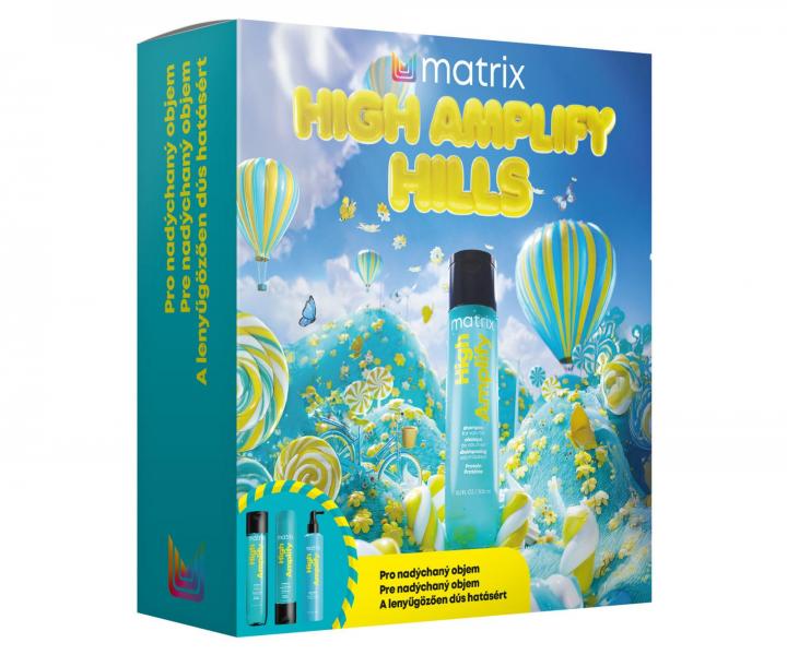 D�rkov� sada pro objem a pos�len� jemn�ch vlas� Matrix High Amplify Hills