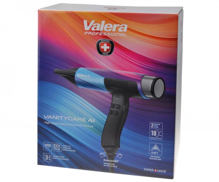 Profesionln fn na vlasy Valera VanityCare AI 501.00 VA OB Obsidian Blue - 2000 W, modr