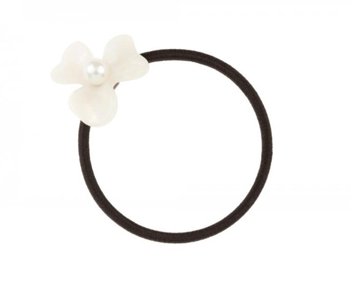 Sada ozdobných gumiček do vlasů Invisibobble Twistar Flower Pearl - 4 ks