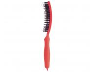 Kartáč Olivia Garden Fingerbrush Combo Medium Think Pink Edition - neonově oranžový