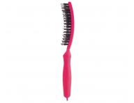 Kartáč Olivia Garden Fingerbrush Combo Medium Think Pink Edition - neonově růžový