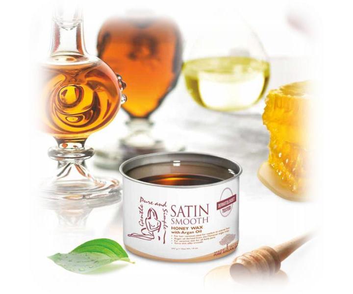 Depilan vosk s medem a arganovm olejem Satin Smooth - 397 g