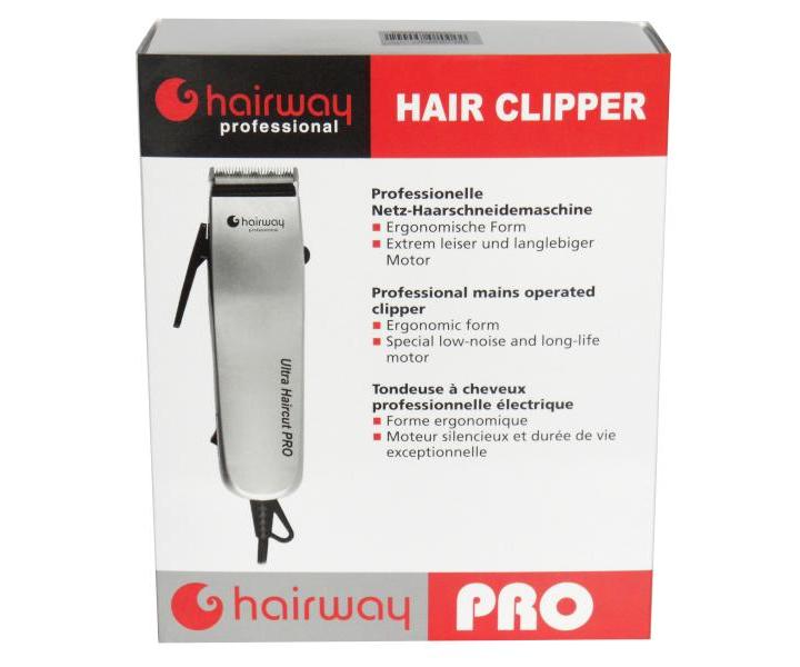 Profesionln strojek Hairway Ultra Haircut Pro, stbrn