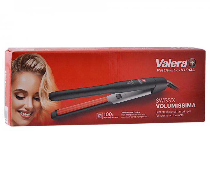 Profesionální krepovačka na vlasy Valera Swiss'X Volumissima Slim - 11 x 100 mm, černá
