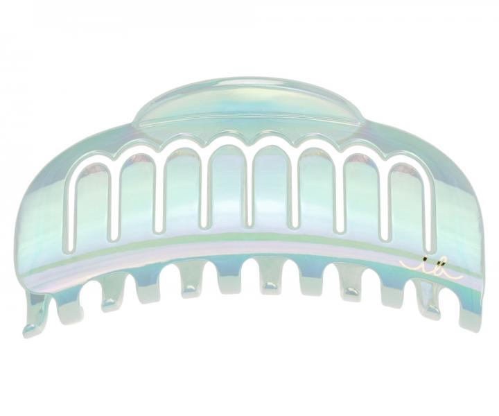 Velk� sk�ipec do vlas� na sport Invisibobble Clipstar L Flexibobble - perle�ov� modr�