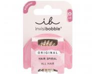 Spir�lov� gumi�ka do vlas� Invisibobble Original Bronze Me Pretty - bronzov�, 3 ks