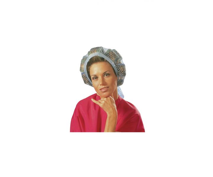 Síťka na vlasy s velkými očky Sibel - růžová