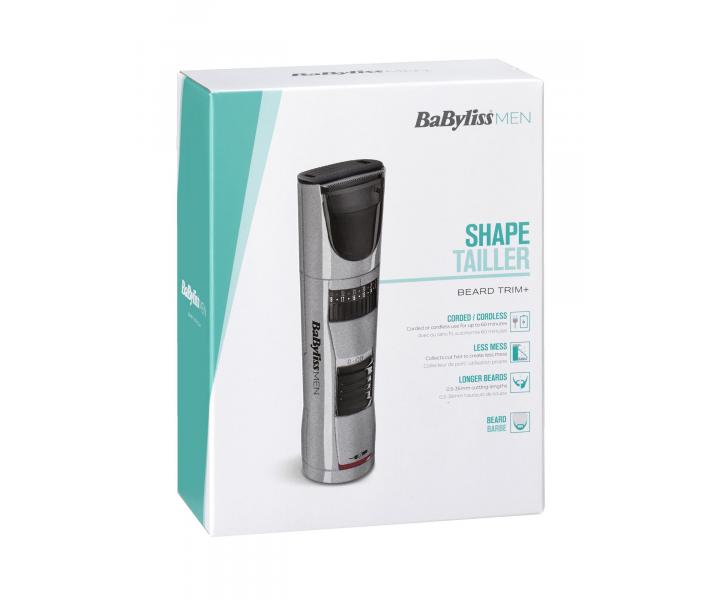 Zastřihovač vousů BaByliss T831E - stříbrný