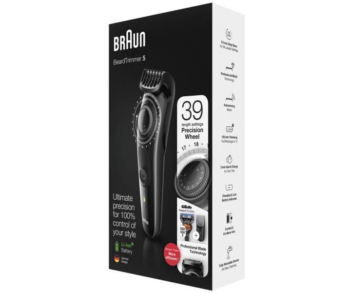 Holicí strojek na vousy Braun BT5242+ zdarma holící strojek Gilette Fusion 5 ProGlide