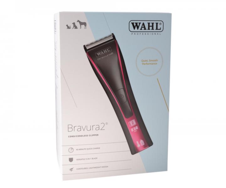 Profesion�ln� strojek na zv��ec� srst Wahl Professional Bravura 2 Cordless 3028121 - �ern�
