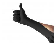 Latexové rukavice Espeon Latex Black - 100 ks, černé, velikost XL