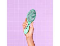 Kartáč na rozčesávání a foukání vlasů z organického materiálu Wet Brush Speed Dry Go Green - zelený