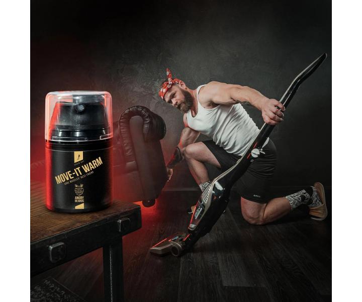 Sportovní hřejivý gel Angry Beards Usain Hot Move-It Warm - 50 ml