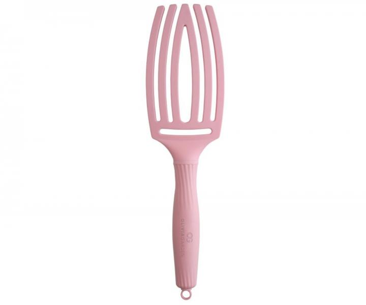 Kartáč Olivia Garden Fingerbrush Combo Medium ThinkPink Soft Pink - jemně růžový