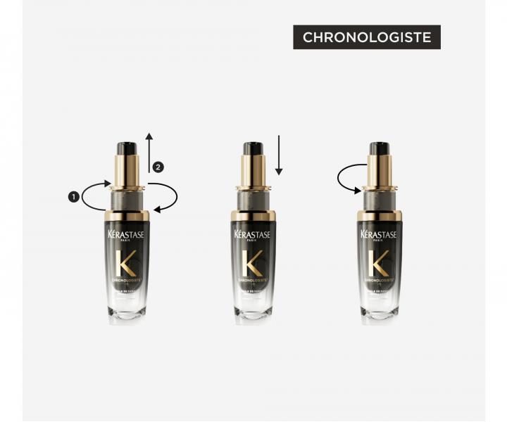 Parfémovaný olej na vlasy s výtažkem z myrhy Kérastase Chronologiste L'Huile De Parfum Refillable - 75 ml
