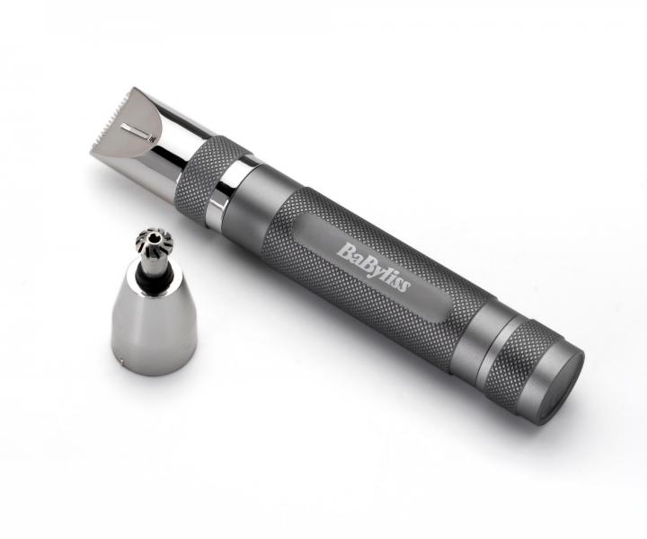 Multifunkční zastřihovač ušních a nosních chloupků BaByliss Ultimate Precision E116E- stříbrný
