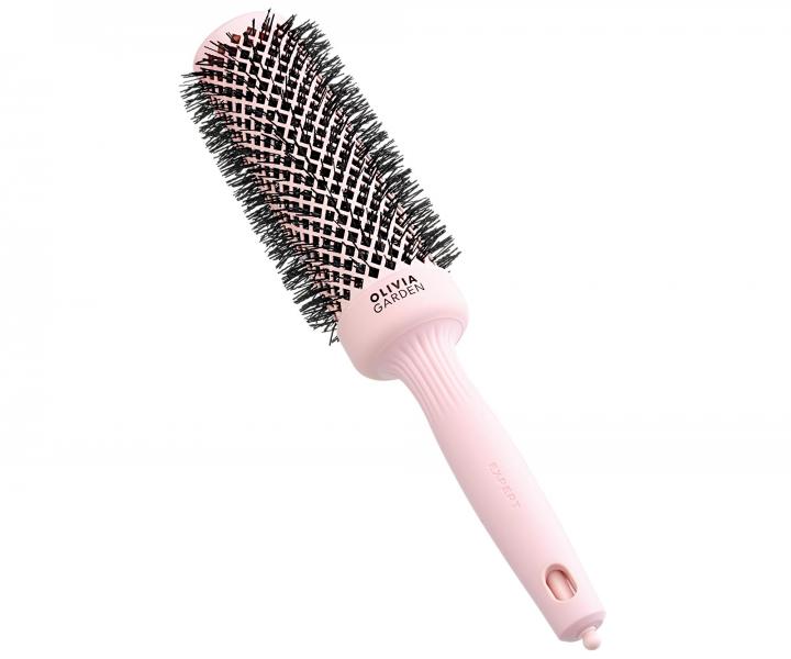 Kulatý foukací kartáč na vlasy Olivia Garden Expert Blowout Speed XL Pastel Pink