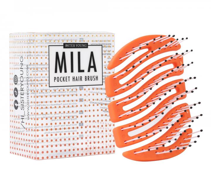 Kart�� na vlasy Sister Young Mila Pocket Hair Brush