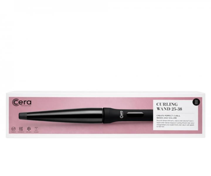 Profesion�ln� k�nick� kulma Cera Curling Wand 25 - 38 mm