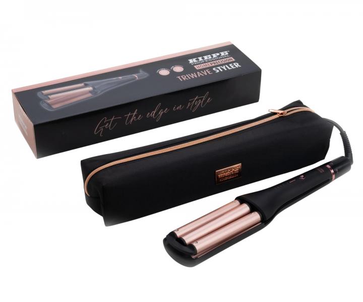 Trojkulma na vlasy Kiepe Professional Home Precision Triwave Styler - �ern�