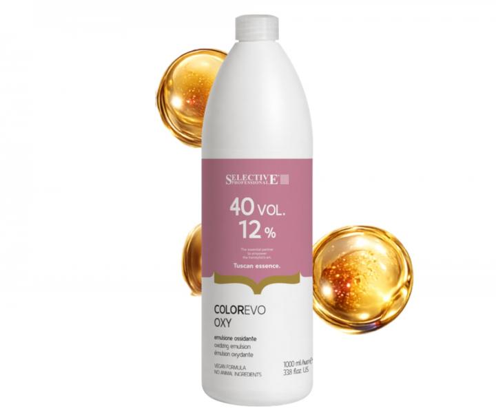 Parfemovan� oxida�n� emulze Selective Professional ColorEvo Oxy Emulsion Oxydante 40 Vol. 12% - 1000 ml