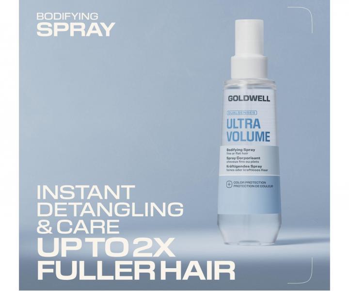 Sprej pro objem jemn�ch a zplihl�ch vlas� Goldwell Dualsenses Ultra Volume Bodifying Spray - 150 ml