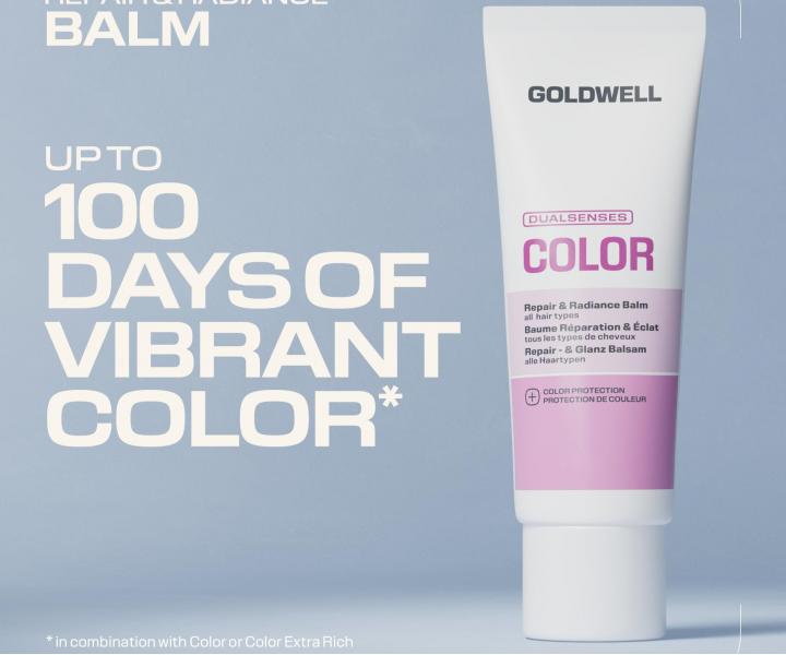 Regenera�n� bezoplachov� balz�m pro z��ivou barvu a lesk vlas� Goldwell Dualsenses Color Repair & Radiance Balm - 75 ml