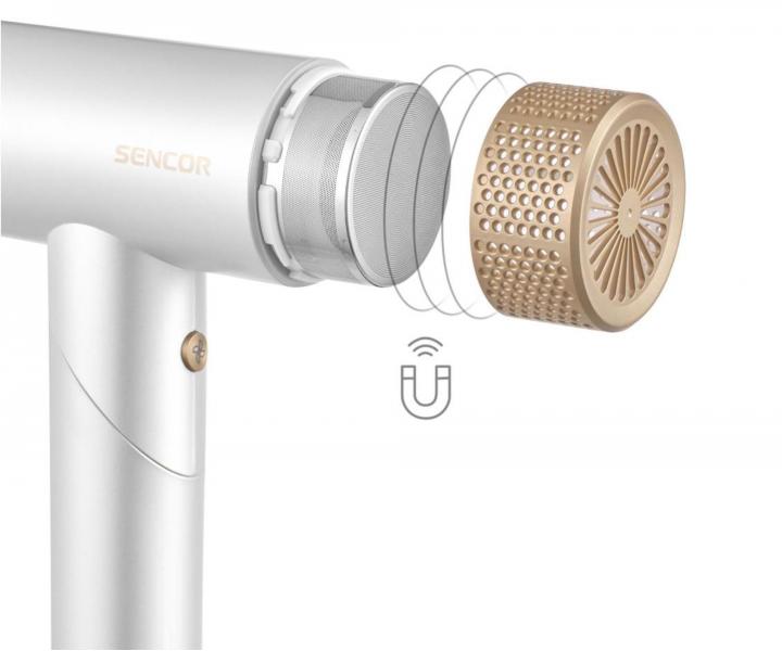 Fn na vlasy Sencor High Speed Hair Dryer SHD 9050GD - 1300 W, perleov bl