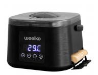 Ohva depilanho vosku s lonm prostorem pro pachtle Weelko Epilspat - 500 ml, ern