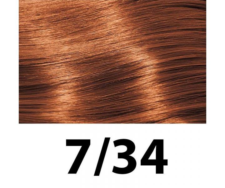 Barva na vlasy Subrina Professional Permanent Colour 100 ml - 7/34 středně blond - jantarová